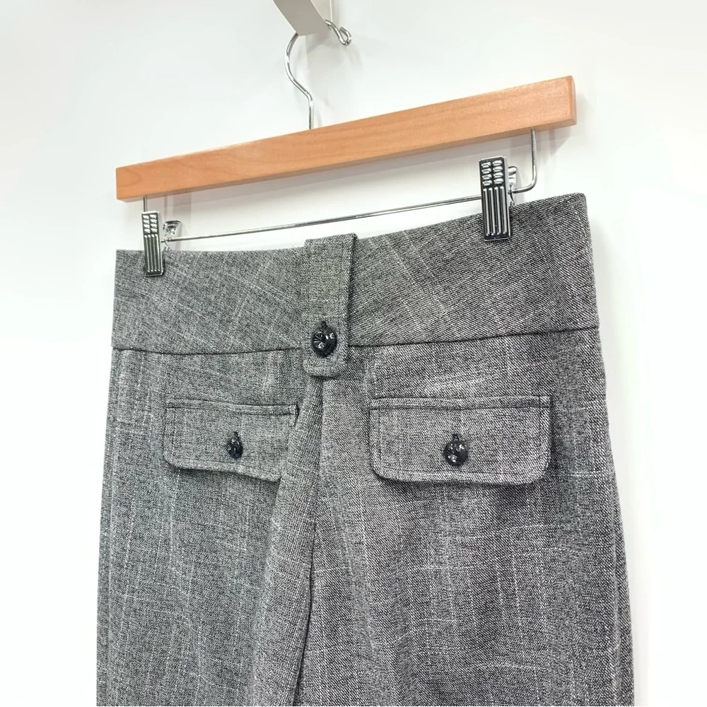 Cache Gray Wide Leg Dress Pants